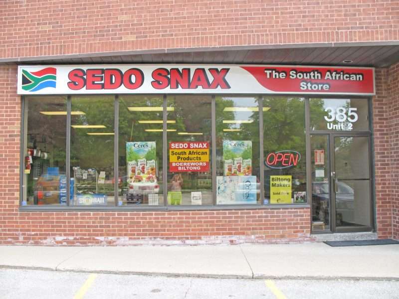 Sedo Snax Shop Front