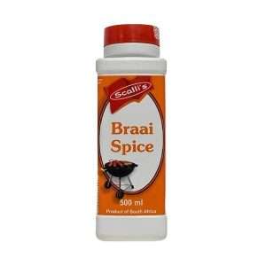 Scalli`s Braai Spice 500ml container